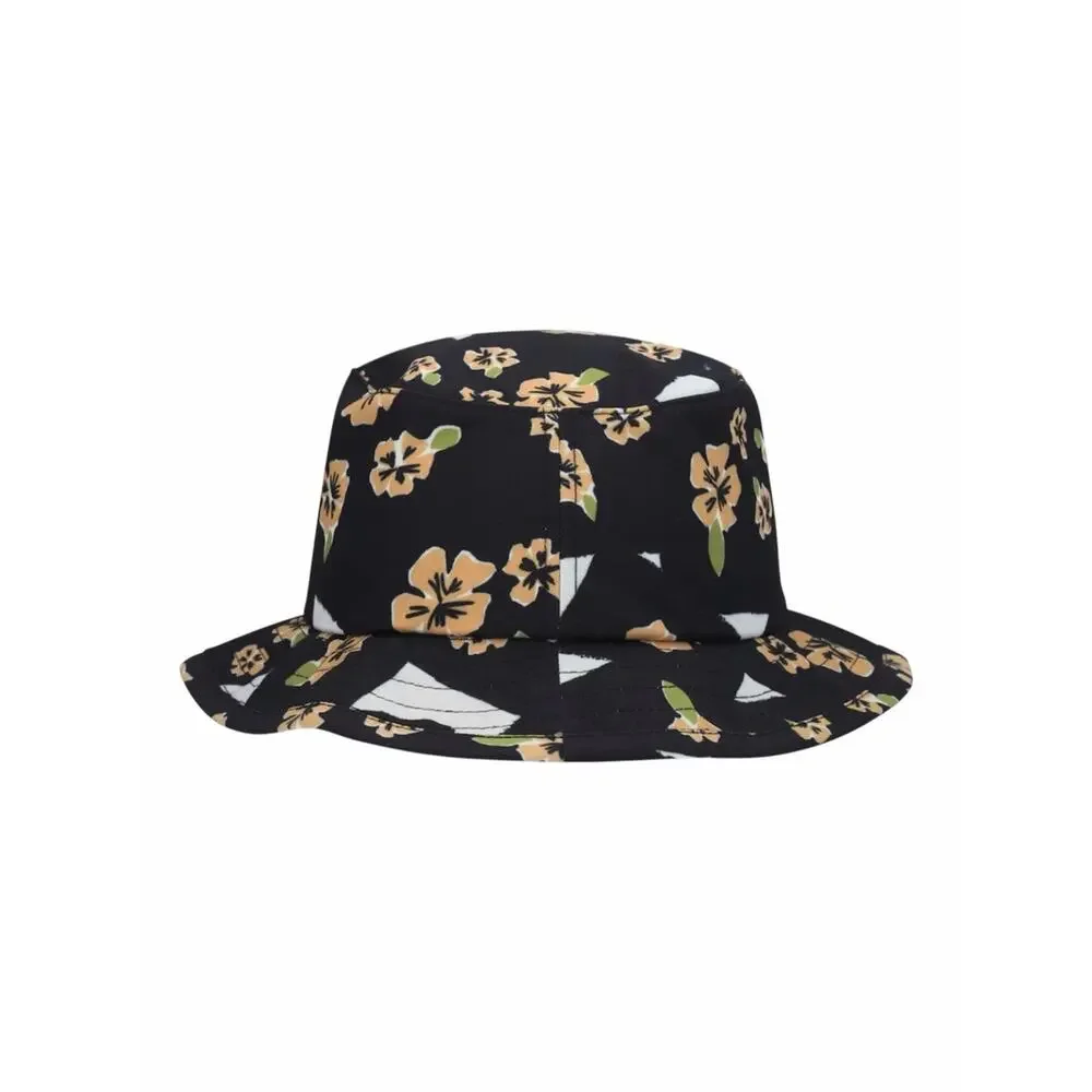 RVCA Floral Bucket Hat L/XL New With Tags Black Pop Flower Print Unisex